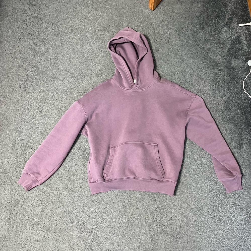 Hollister Boxy Hoodie Purple